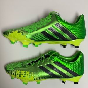 LNIB: Adidas Predator LZ TRX FG soccer shoes/boots. #Q21663, ray green, size 8.5